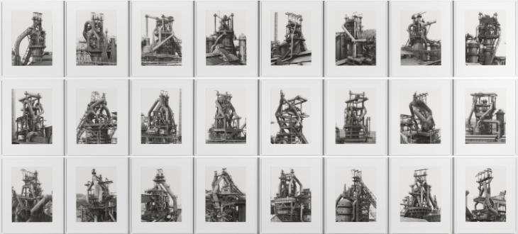 Bernd Becher and Hilla Becher Blast Furnaces 1969–95 Tate © Estate of Bernd Becher & Hilla Becher